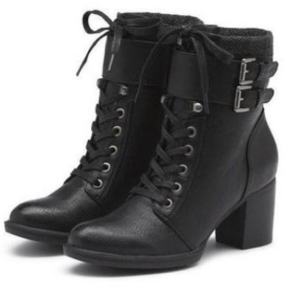 G.H. Bass Combat Heeled Boots